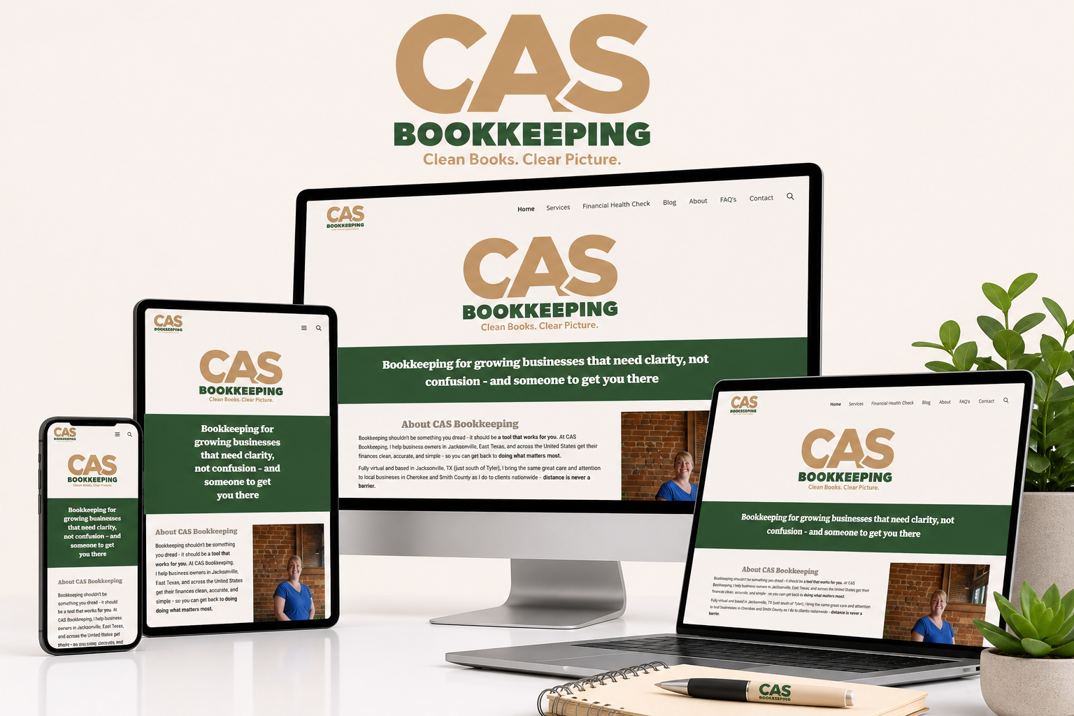 CAS Bookkeeping campaign creative
